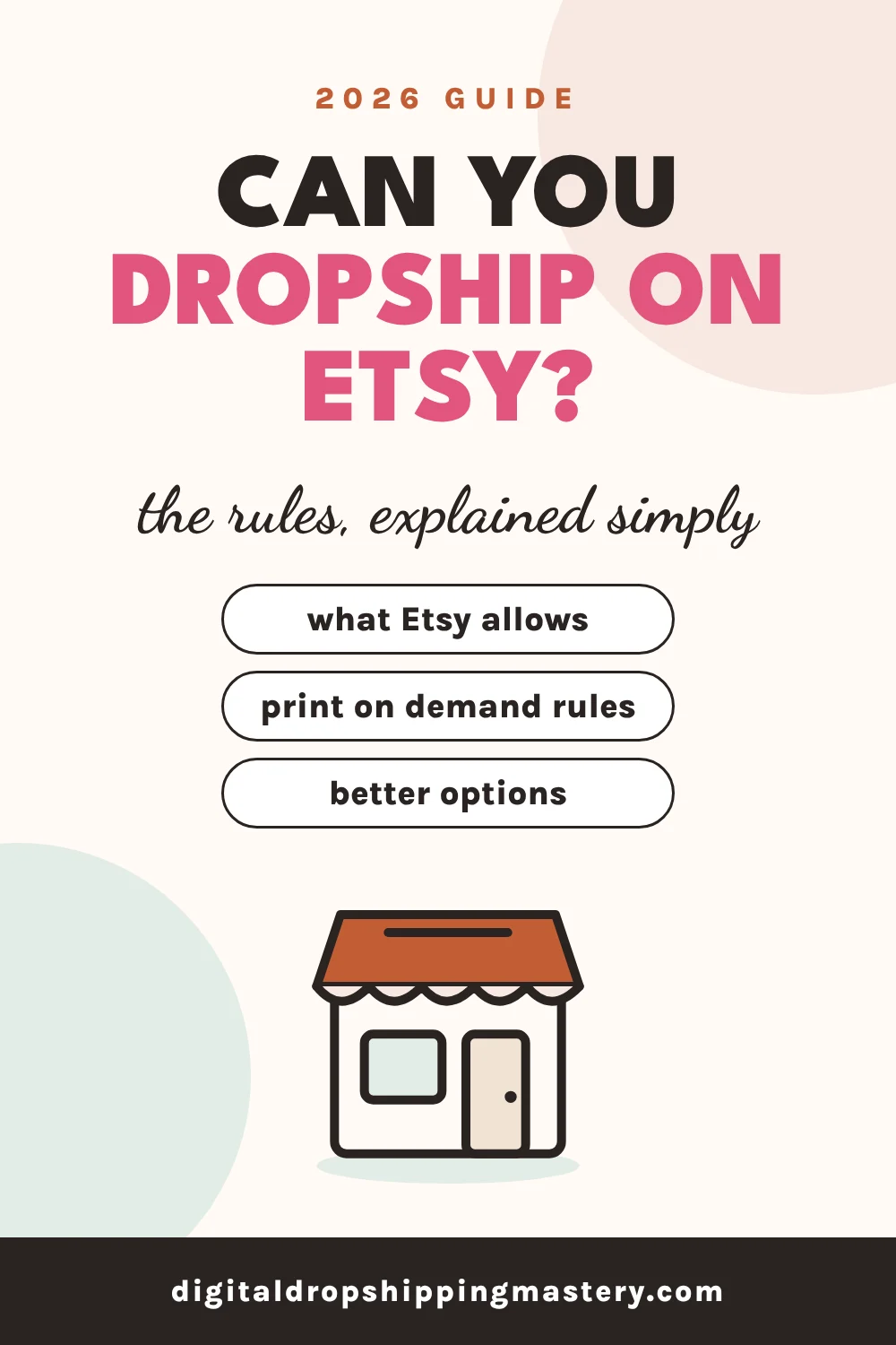 Can you dropship on Etsy? Etsy dropshipping and print on demand rules explained