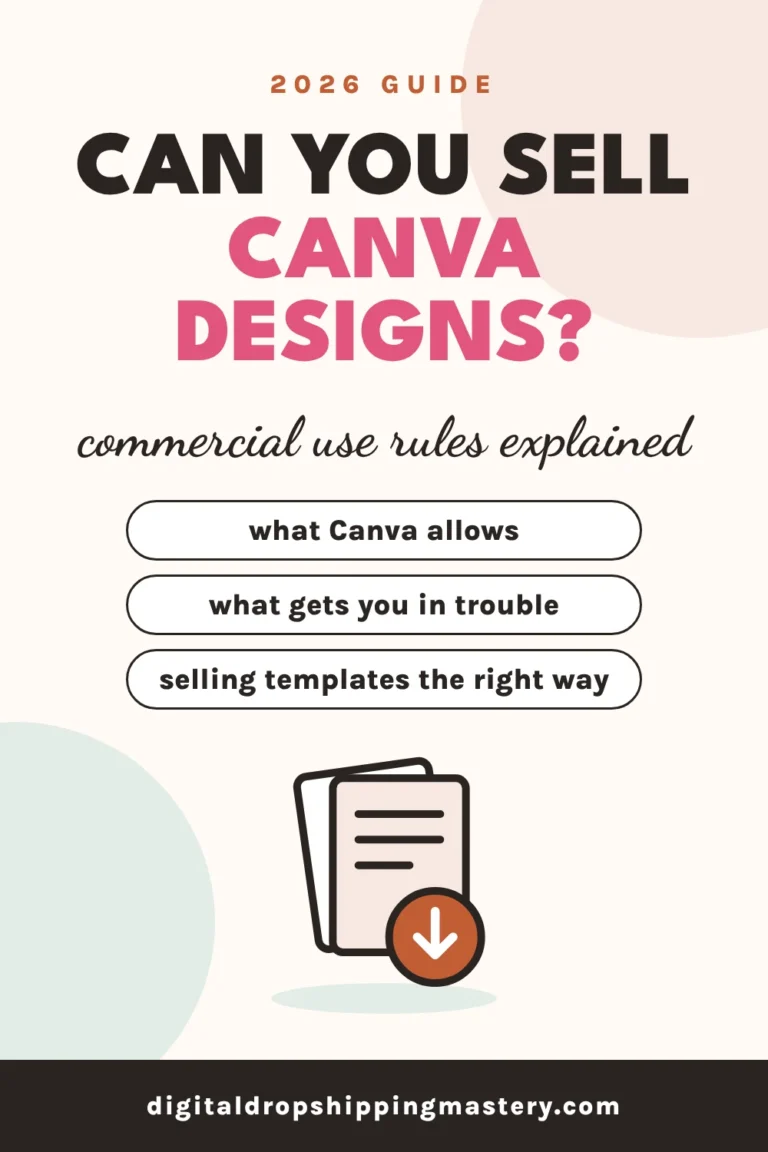 Can you sell Canva designs? Canva commercial use rules for Etsy sellers