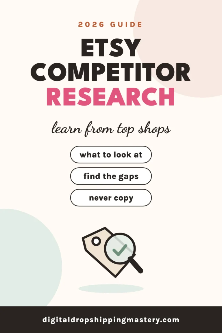 Etsy competitor research: learn from top shops without copying
