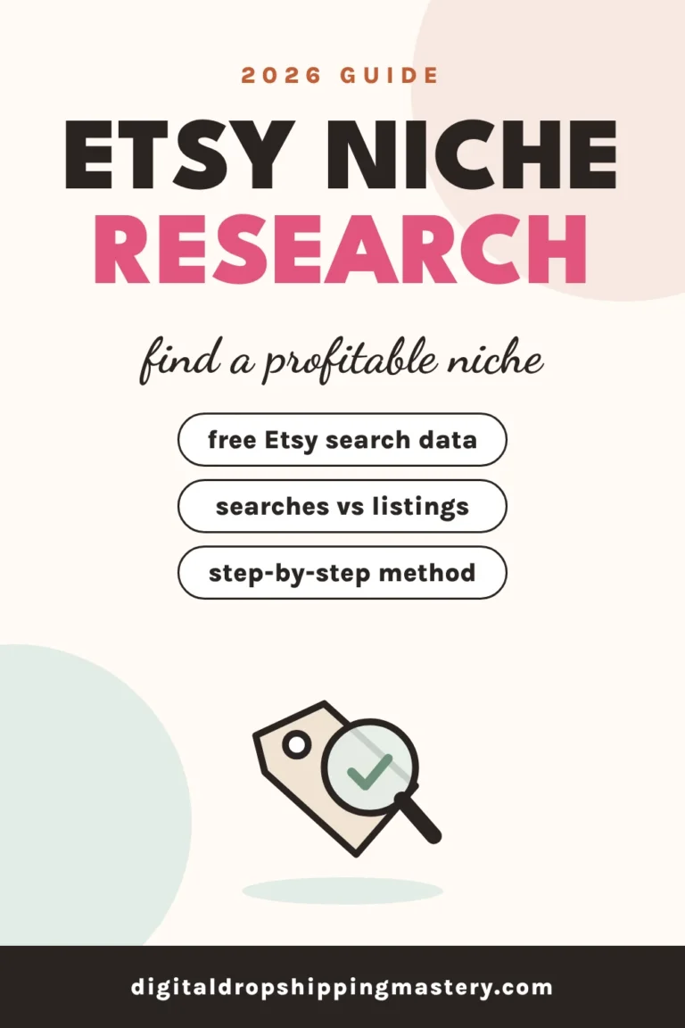 Etsy niche research: how to find a profitable niche step by step