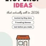 Etsy shop ideas that actually sell: 2026 trends backed by Etsy data