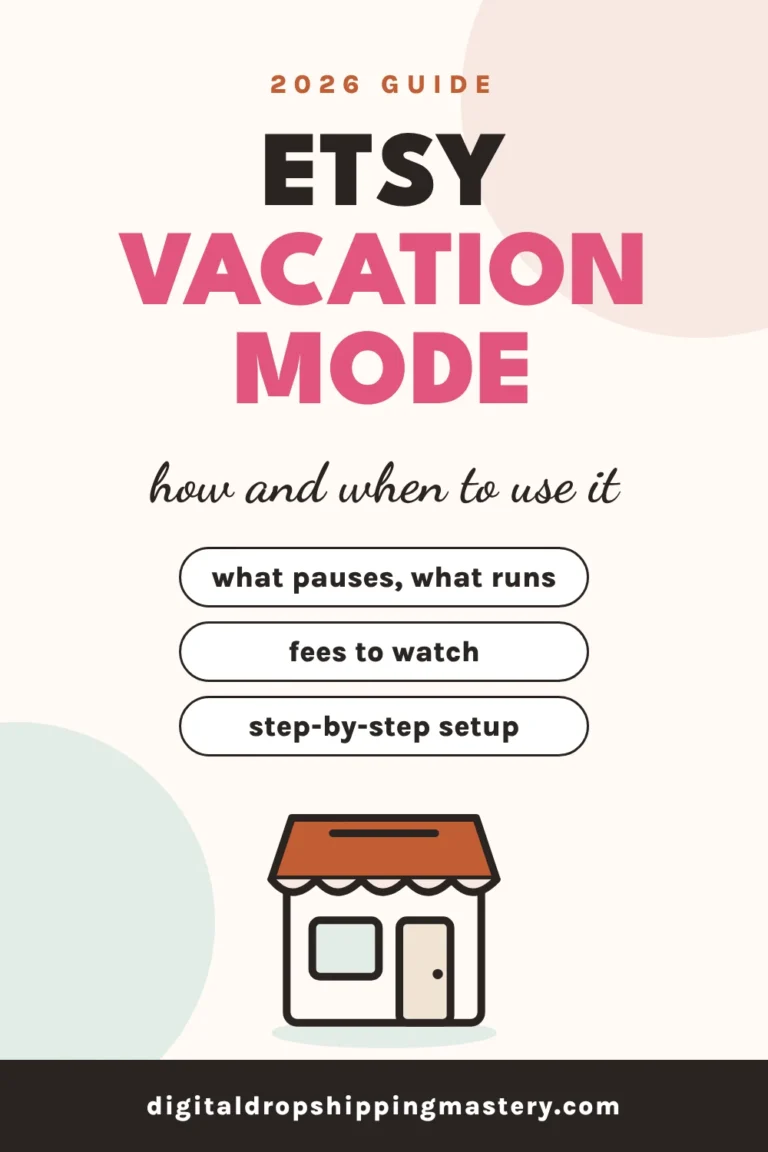 Etsy vacation mode: how and when to use it, and what fees keep running