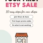 How to get your first sale on Etsy: 10 easy steps for new sellers