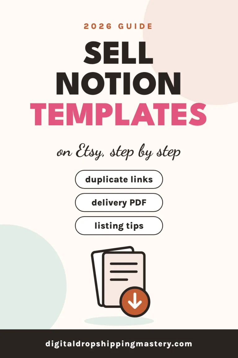 How to sell Notion templates on Etsy, step by step